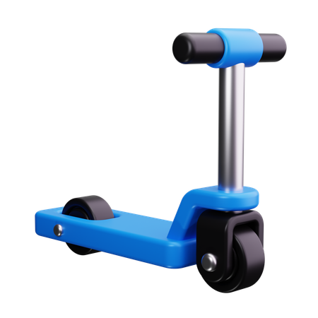 Scooter riding  3D Icon