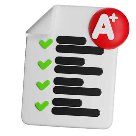 Score  3D Icon