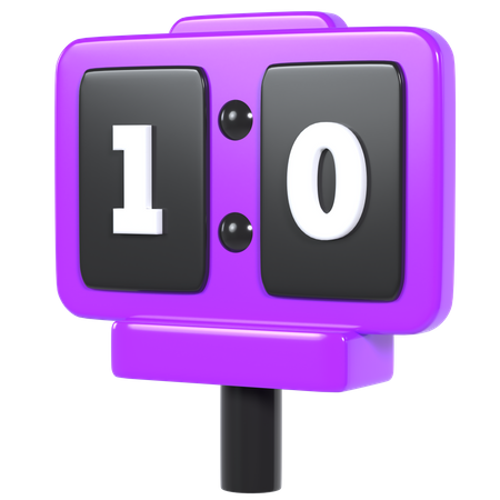 Score  3D Icon