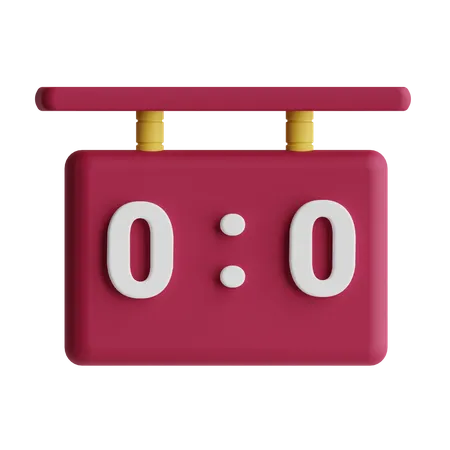 Score Board  3D Icon