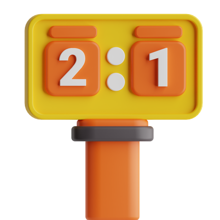 Score Board  3D Icon