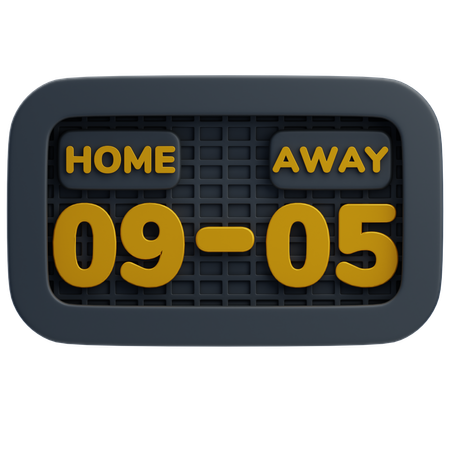 Score Board  3D Icon