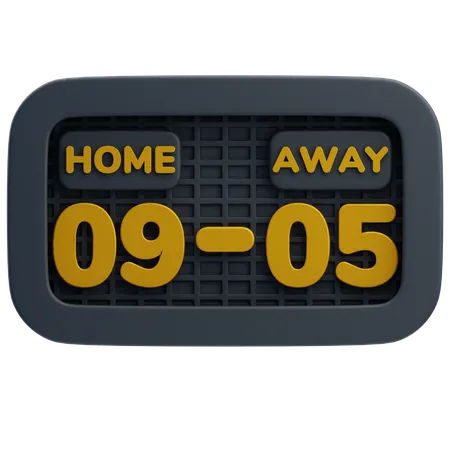 Score Board  3D Icon