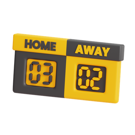 SCORE BOARD  3D Icon