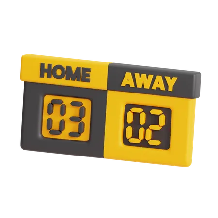 SCORE BOARD  3D Icon