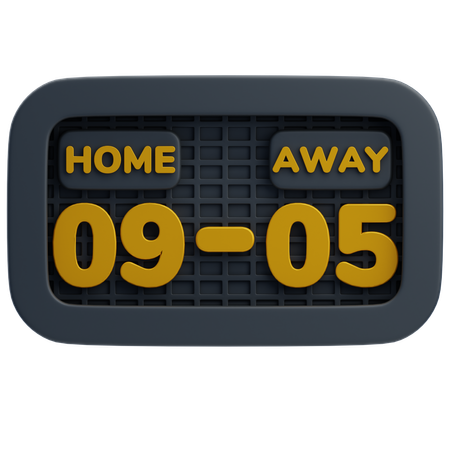 Score Board  3D Icon