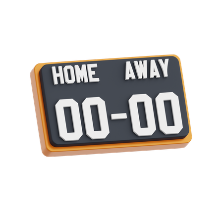 Scoreboard  3D Icon
