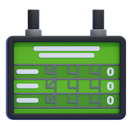 Scoreboard  3D Icon