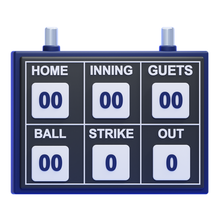 Scoreboard  3D Icon