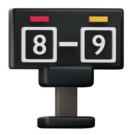 Scoreboard  3D Icon