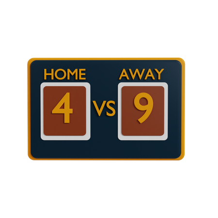 Scoreboard  3D Icon