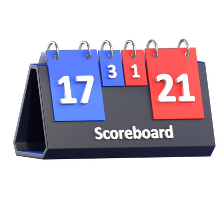 Scoreboard  3D Illustration