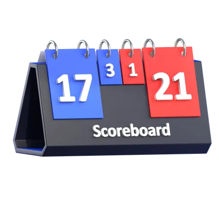 Scoreboard  3D Illustration