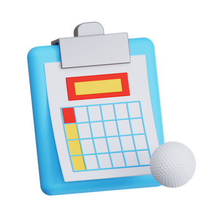 Scorecard  3D Icon