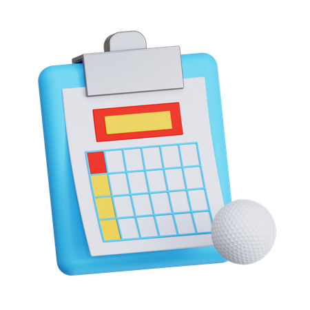 Scorecard  3D Icon