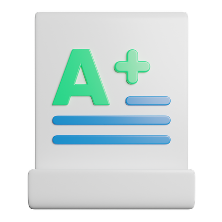 Scores  3D Icon