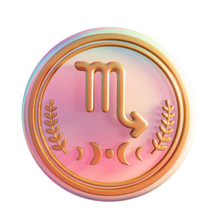 Scorpio Zodiac Sign  3D Icon