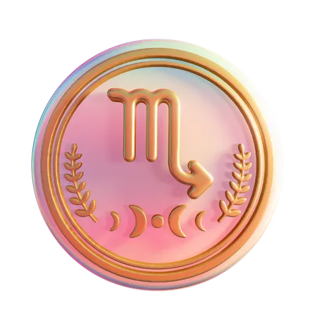 Scorpio Zodiac Sign  3D Icon