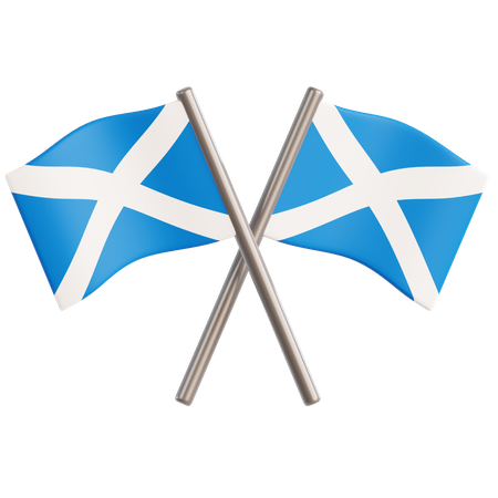 Scotland Flag  3D Icon