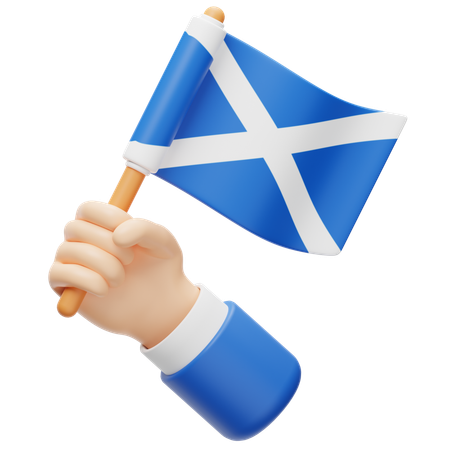 Scotland Flag  3D Icon