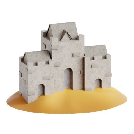 Scottish Castle  3D Icon