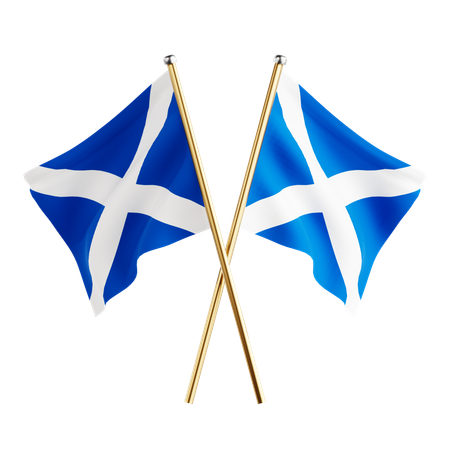 Scottish Flag  3D Icon