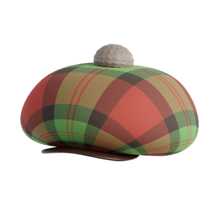 Scottish Hat  3D Icon