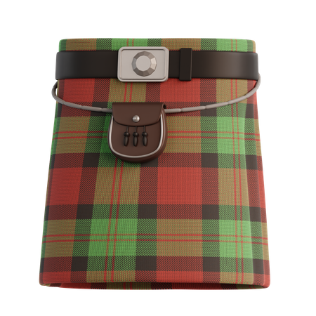 Scottish Kilt  3D Icon