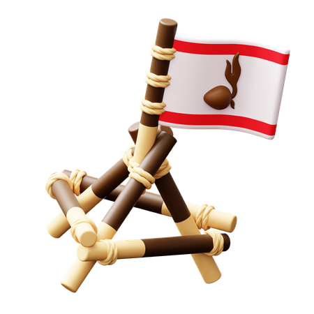 Scout Flag  3D Icon