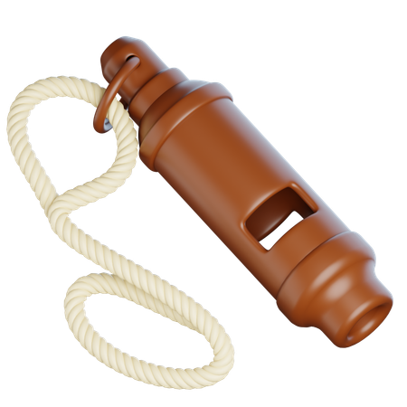 Scout Whistle  3D Icon