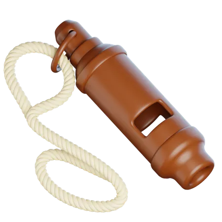 Scout Whistle  3D Icon