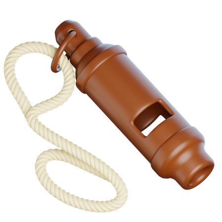 Scout Whistle  3D Icon