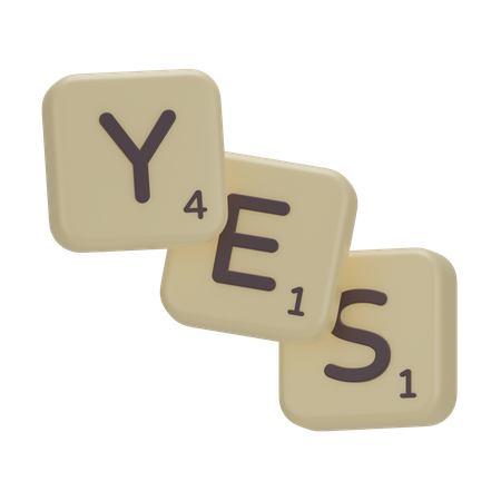 Scrabble  3D Icon