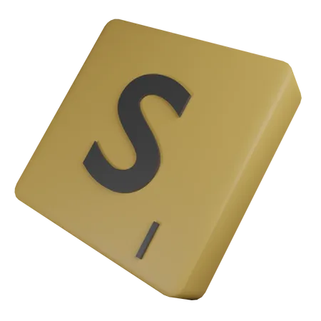 3 D Render Scrabble Illustration 3D Icon
