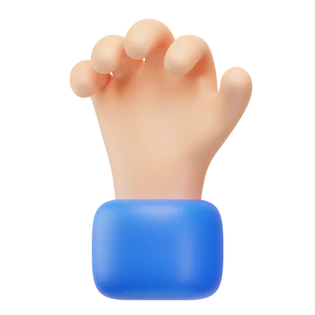 Scratch Hand Gesture  3D Icon