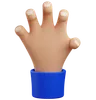 Scratch hand gesture