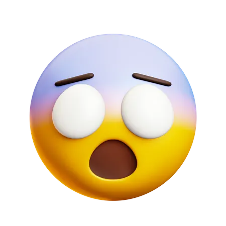Screaming Face  3D Icon