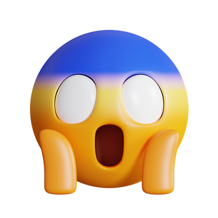 Screaming In Fear  3D Icon