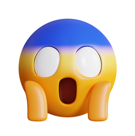 Screaming In Fear  3D Icon