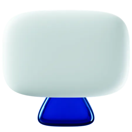 Screen  3D Icon