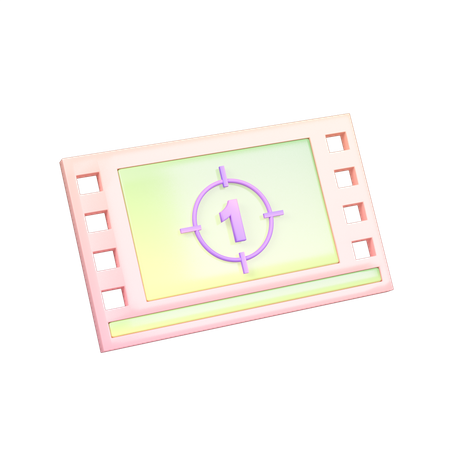 Screen  3D Icon