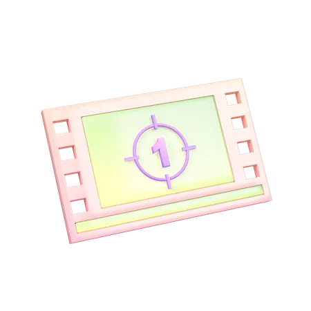 Screen  3D Icon