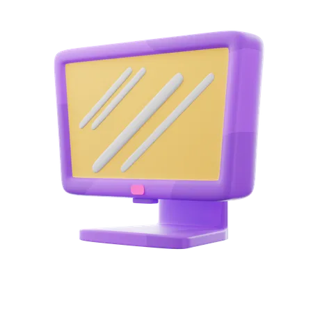 Screen  3D Icon