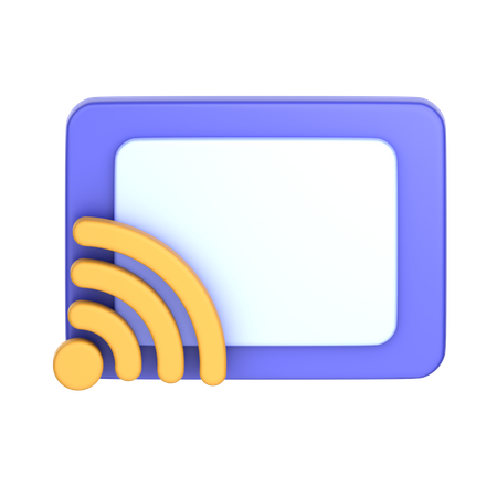 Screen Mirroring  3D Icon