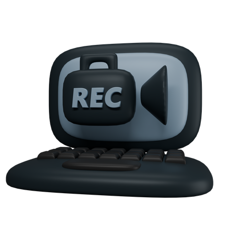 Screen Recording  3D Icon