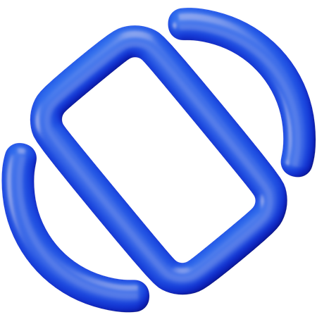Screen Rotation  3D Icon