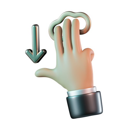 Screenshot Gesture  3D Icon