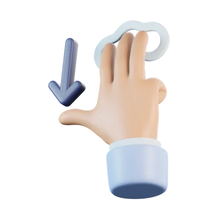 Screenshot Gesture  3D Icon