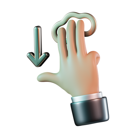 Screenshot Gesture  3D Icon