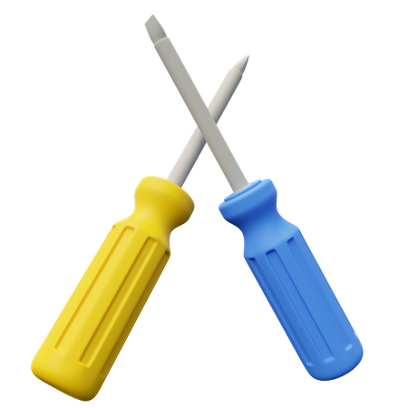 Screw Driver  3D Icon